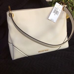 Michael Kors leather shoulder bag.  NWT.